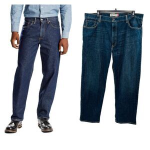 Vintage Men's Cotton Levi's 550 Relaxed Fit Jeans Size 44X32